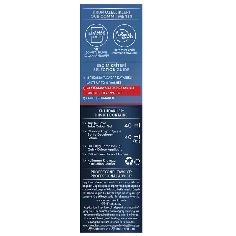 Buy Schwarzkopf Men Perfect 90 Natural Black Online at Chemist Warehouse®