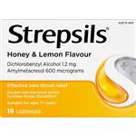 Strepsils Sore Throat Honey & Lemon 16  Lozenges