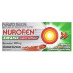 Nurofen Zavance Liquid Capsules Pain Relief 200mg 40 Pack