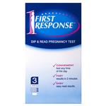 First Response Dip and Read Pregnancy Test 3 Tests
