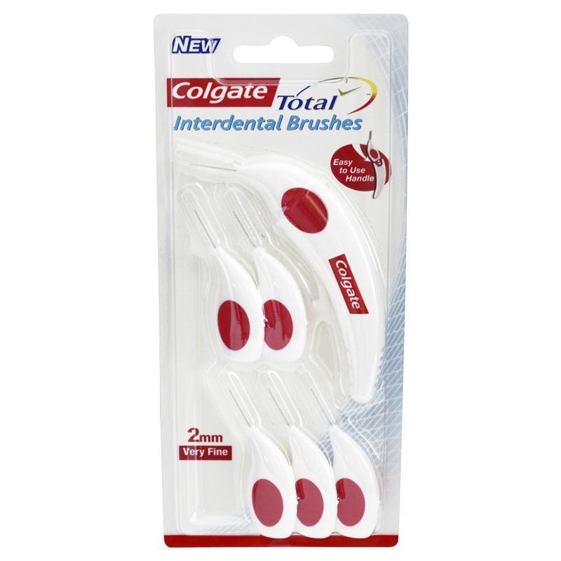 Buy Colgate Total Interdental Brushes Very Fine 2mm Online at Chemist