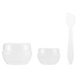 Manicare Travel Cosmetic Jars with Spatula 680W