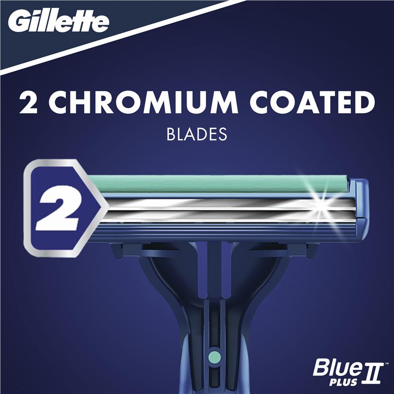 Buy Gillette Disposable Razors Blue II Plus Pivot 5 Pack Online at