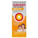 Nurofen For Children Ibuprofen 3 months - 5 Years Orange 200mL