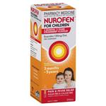 Nurofen For Children Ibuprofen 3 Months - 5 Years Strawberry 200ml
