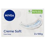 Nivea Crème Soft Soap 100g Twin Pack
