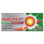 Nurofen Ibuprofen Zavance Fast Pain Relief 20 Liquid Capsules