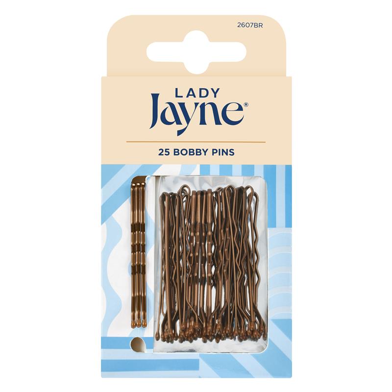 Buy Lady Jayne 2607BR Bobby Pins Brown 25 Pack Online at Chemist Warehouse®
