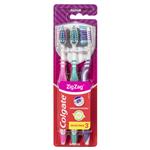 Colgate Toothbrush Zig Zag Medium 3 Pack