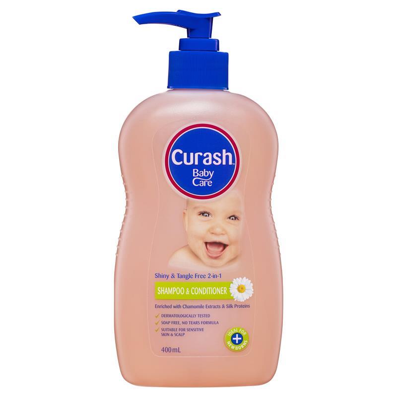 Buy Curash Baby 2 In 1 Shampoo And Conditioner 400ml Online at Chemist