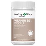 Healthy Care Vitamin D3 1000IU 250 Softgel Capsules