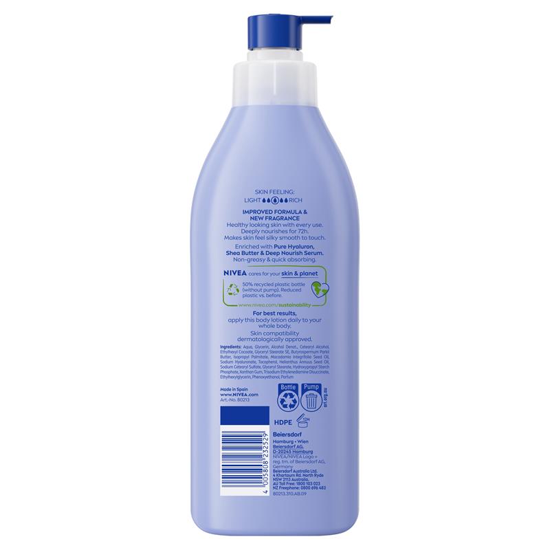 nivea irresistibly smooth body cream 400ml