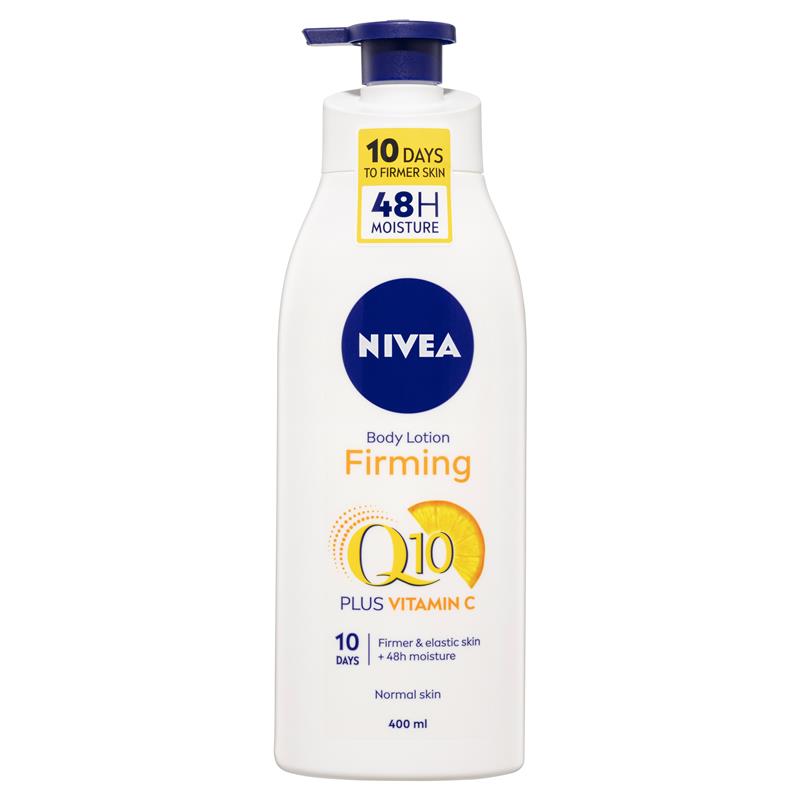 peave bejdsemiddel vant Buy Nivea Body Lotion Firming Q10 + Vitamin C 400ml Online at Chemist  Warehouse®