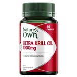 Nature's Own Ultra Krill Oil 1000mg 30 Capsules