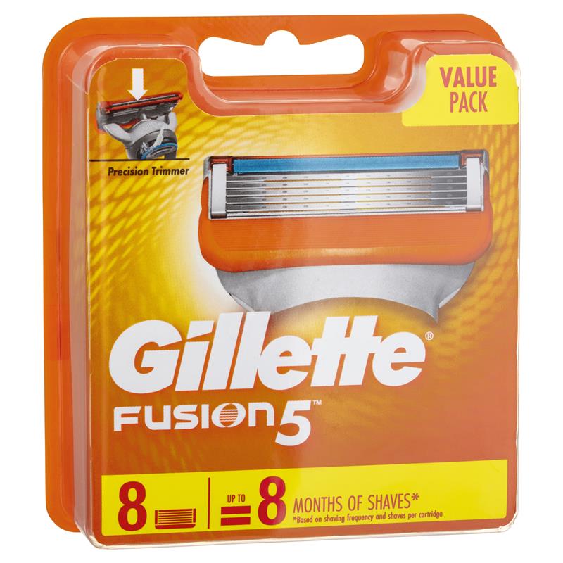 Buy Gillette Fusion Shaving Blades Refill 8 Pack Online At Chemist Warehouse®