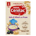 Nestle Cerelac Oats & Wheat With Prune Baby Cereal 200g Exclusive