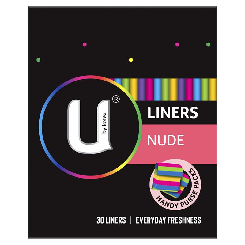 Buy U By Kotex Liners Nude 30 Pack Online At Chemist Warehouse