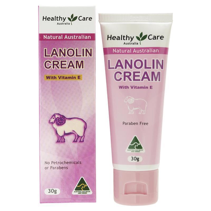 Buy Healthy Care All Natural Lanolin Cream Tube 30g Online at Chemist