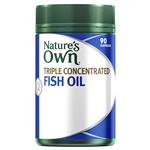 Nature's Own Triple Concentrated Fish Oil Odourless 90 Capsules