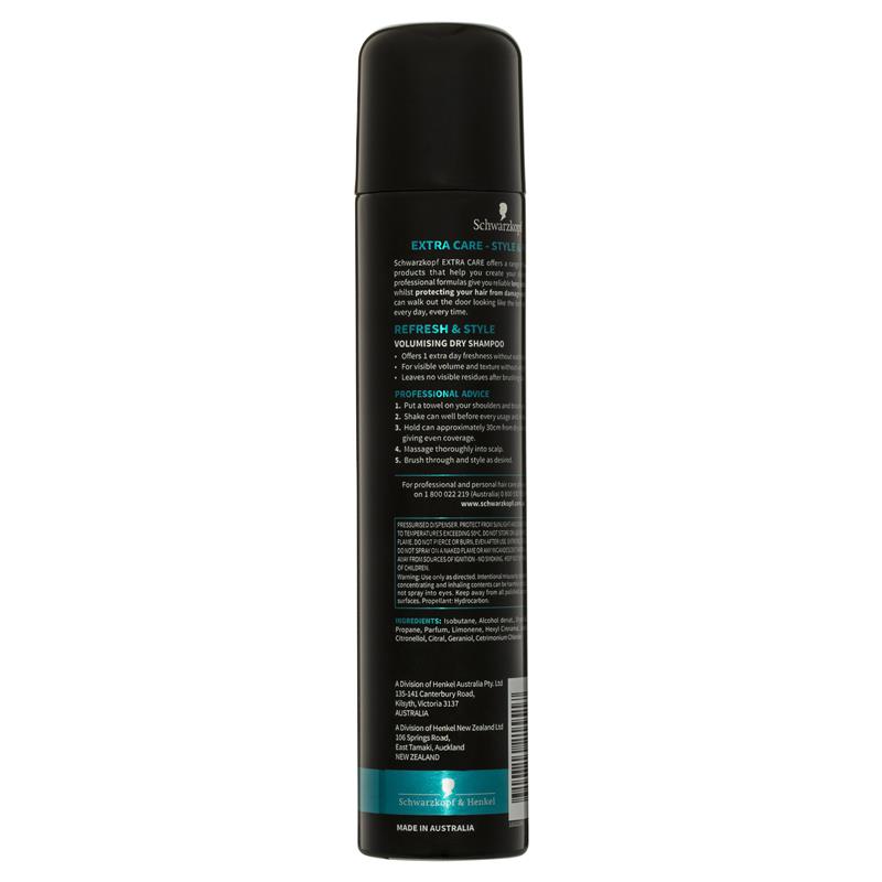 Buy Schwarzkopf Extra Care Dry Shampoo 125g Online at Chemist Warehouse®