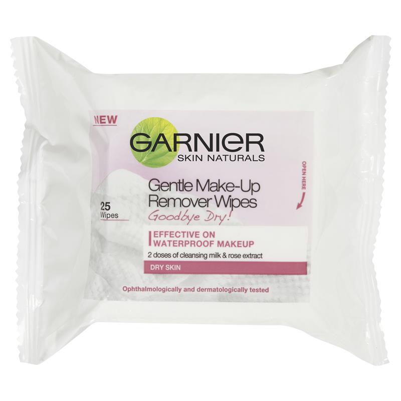 Buy Garnier Moisture Match Goodbye Dry Gentle MakeUp Remover Wipes 25