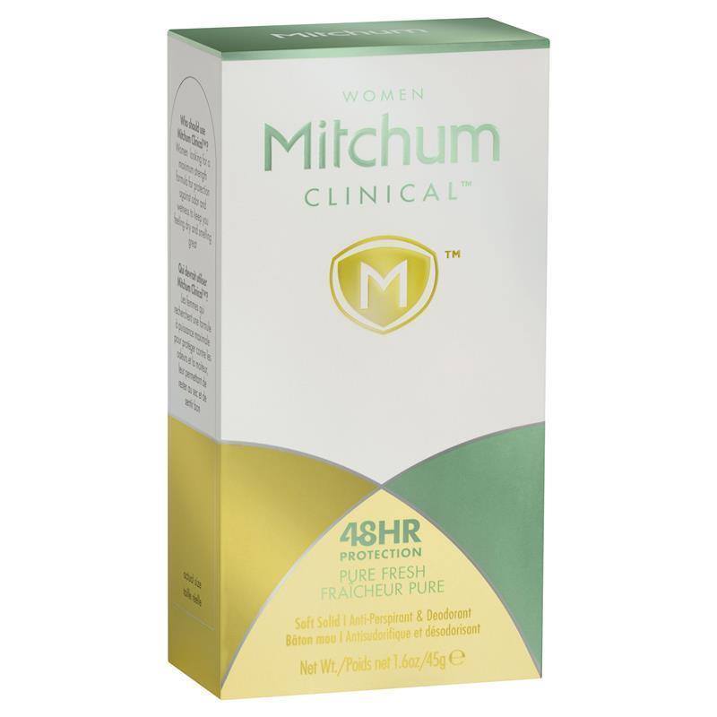Buy Mitchum for Women Clinical Deodorant Pure Fresh Stick 45g Online at