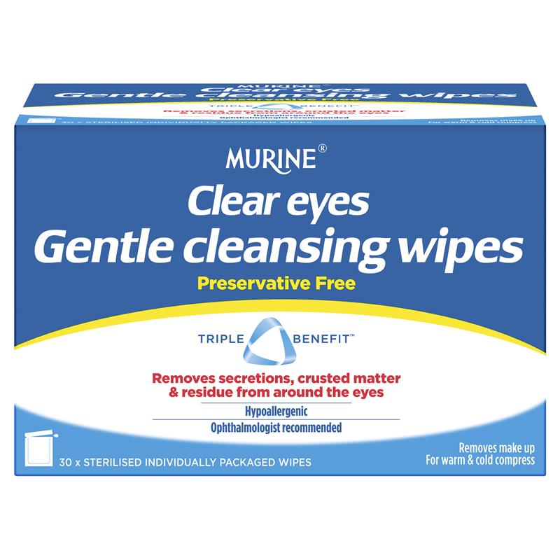 Buy Clear Eyes Wipes 30 Pack Online at Chemist Warehouse®