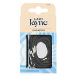 Lady Jayne 2278B Elastics Black 24 Pack