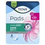Tena Pads Instadry Long Length 8 Pack