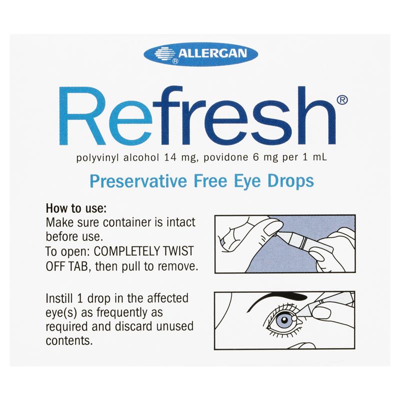 Buy Refresh Eye Drops 0.4mL 30 Online at Chemist Warehouse®