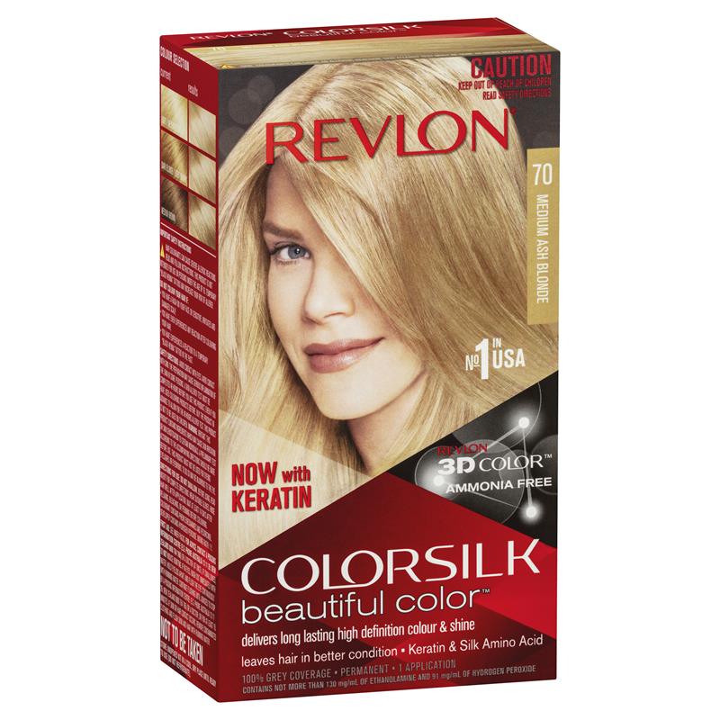 Buy Revlon Colorsilk 70 Medium Ash Blonde Online At Chemist Warehouse