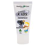 Healthy Care Natural Kids Toothpaste Organic Blackcurrant Flavour 50g