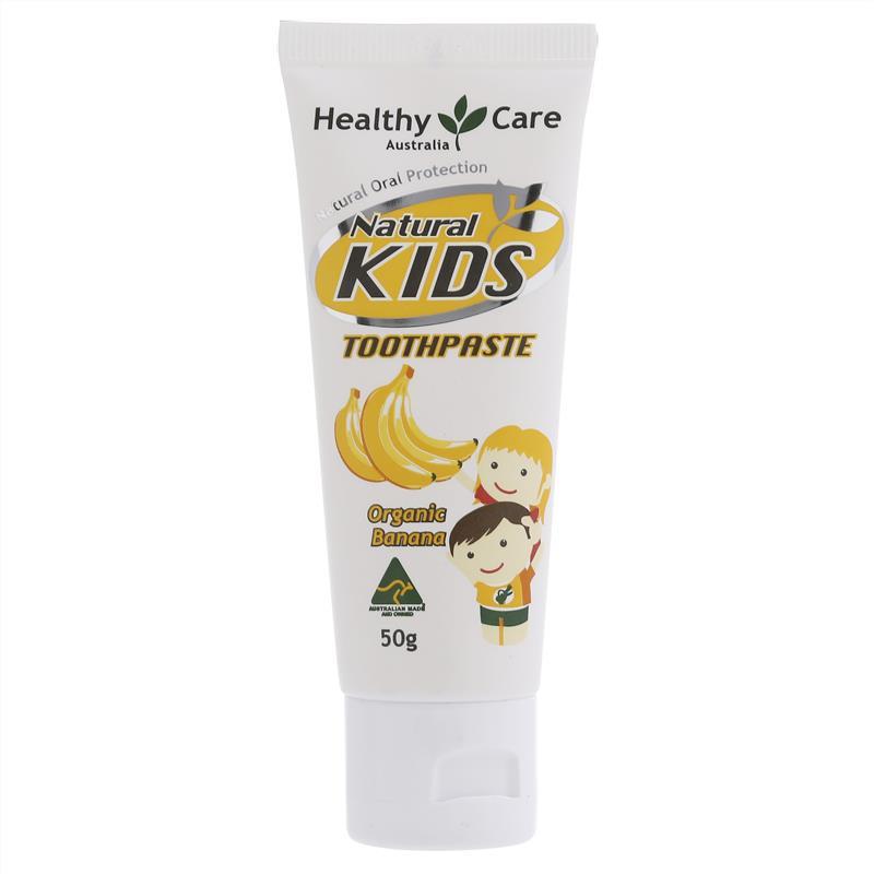 Buy Healthy Care Natural Kids Toothpaste Organic Banana Flavour 50g ...