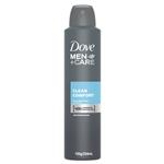 Dove for Men Antiperspirant Deodorant Clean Comfort 254ml