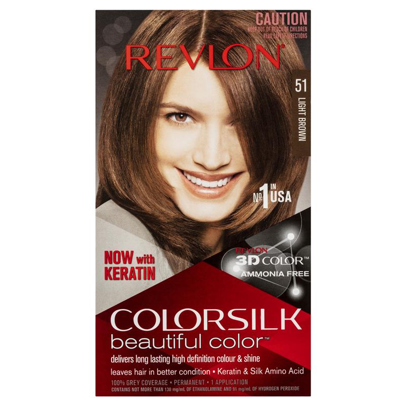 Buy Revlon Colorsilk 51 Light Brown Online at Chemist Warehouse®