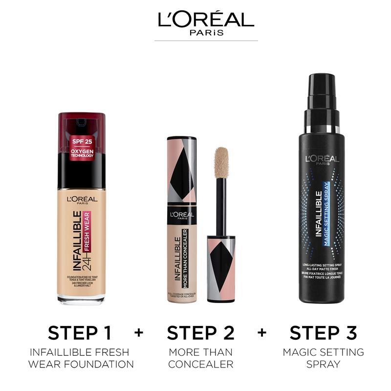 L'Oreal Paris Infallible 24 Hr Stay Fresh Foundation, Golden Beige Of 30  ml, maquillaje loreal infalible 24 horas