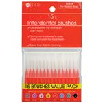 Health & Wellness Interdental Brushes 15 Pieces Size 4
