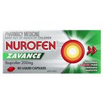 Nurofen Zavance Liquid Capsules Pain Relief 200mg 80 Pack