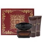 Versace Crystal Noir Eau De Toilette 50ml + Shower Gel 50ml + Body Lotion Set