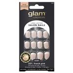Glam by Manicare Salon Nails Short Square French Pink 22221