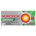 Nurofen Ibuprofen Zavance Fast Pain Relief 24 Caplets