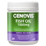 Cenovis Odourless Fish Oil 1500mg 200 Capsules