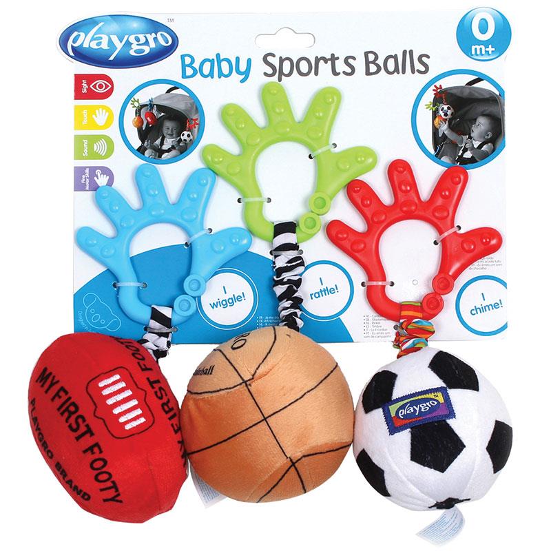 Buy Playgro Baby Sports Ball Trio Online at Chemist Warehouse®