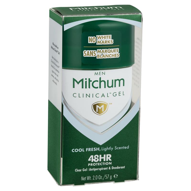 Buy Mitchum for Men Clinical Deodorant Gel Cool Fresh 57g Online at