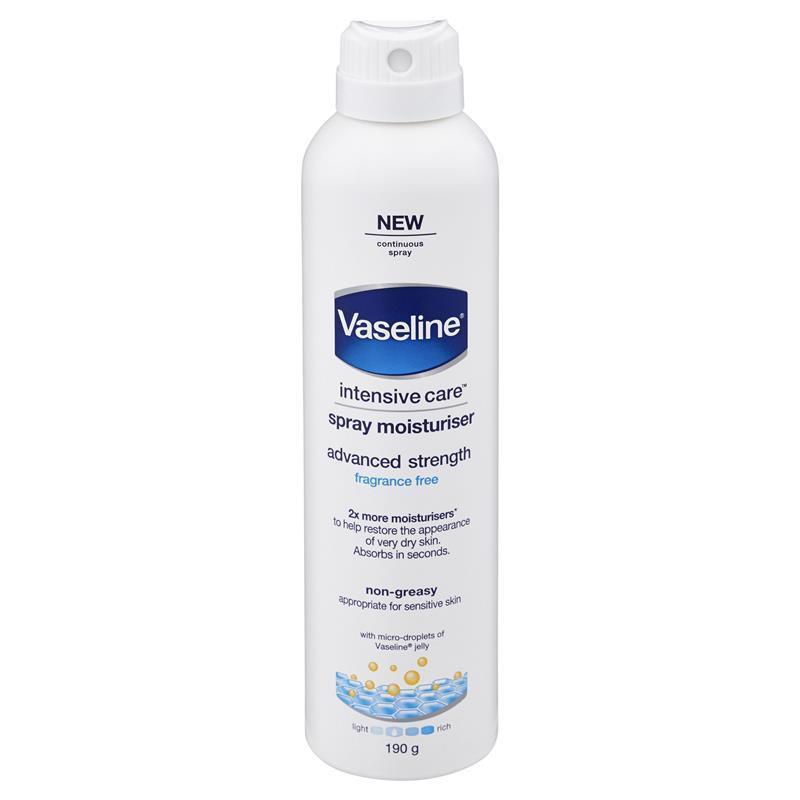 Buy Vaseline Intensive Care Spray And Go Moisturiser Fragrance