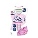 Schick Silk3 Sensitive Women's 4 Razors