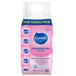 Curash Baby Travel Wipes Fragrance Free 5 x 20 Pack