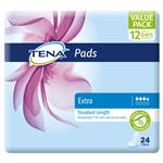 Tena Pads Extra Standard Length 24 Value Pack