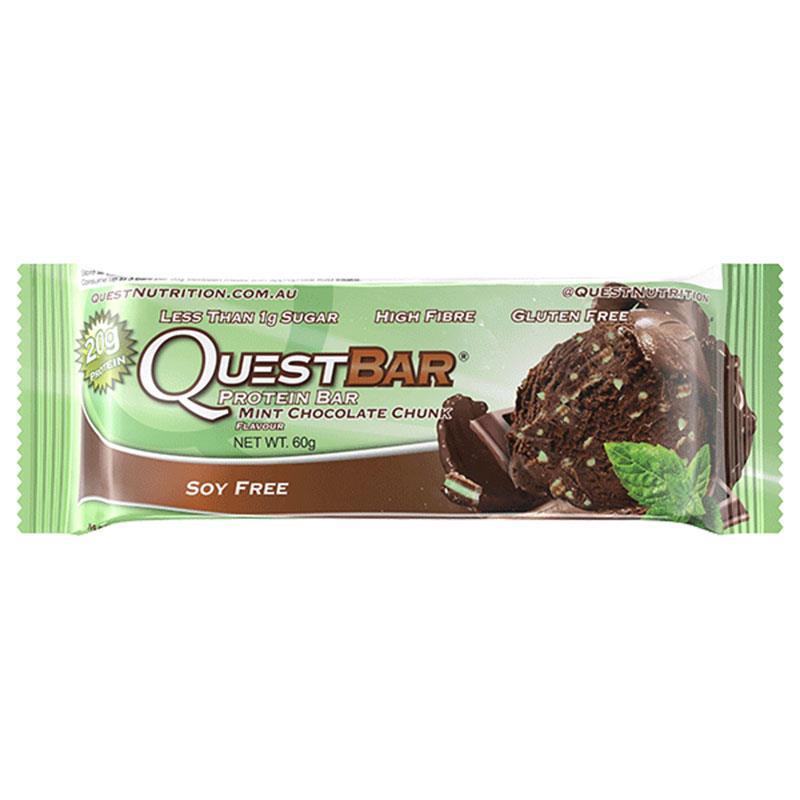 Buy Quest Protein Bar Mint Choc Chunk 60g Online at Chemist Warehouse®