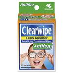 Clearwipe Antifog Lens Cleaner 20 Wipes